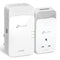 TP-LINK (PGW2440 KIT) G.hn2400 Powerline AX1800 Wi-Fi 6 Adapter Kit, AC Pass Through, GB LAN, EasyMesh-Compatible