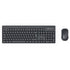 Hama WKM-100 Wireless Keyboard and Mouse Desktop Kit, Multimedia, Ambidextrous 1200 DPI Mouse, Black