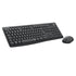 Logitech MK295 Silent Wireless Keyboard and Mouse Kit, SilentTouch Tech, Spill-Resistant KB, Graphite