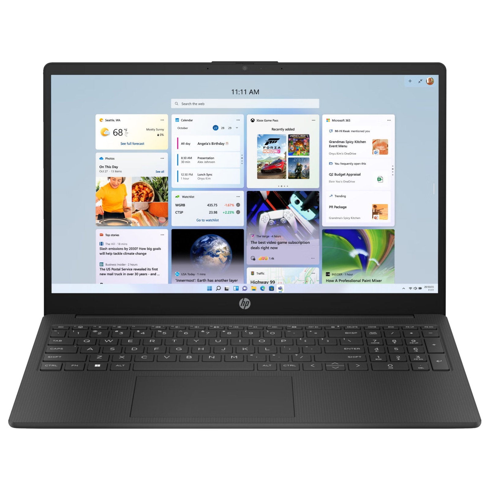 Hewlett Packard 15.6-inch Full HD laptop with Intel Core i3, 8GB DDR5 RAM, 512GB SSD, Intel Graphics, Windows 11 Home