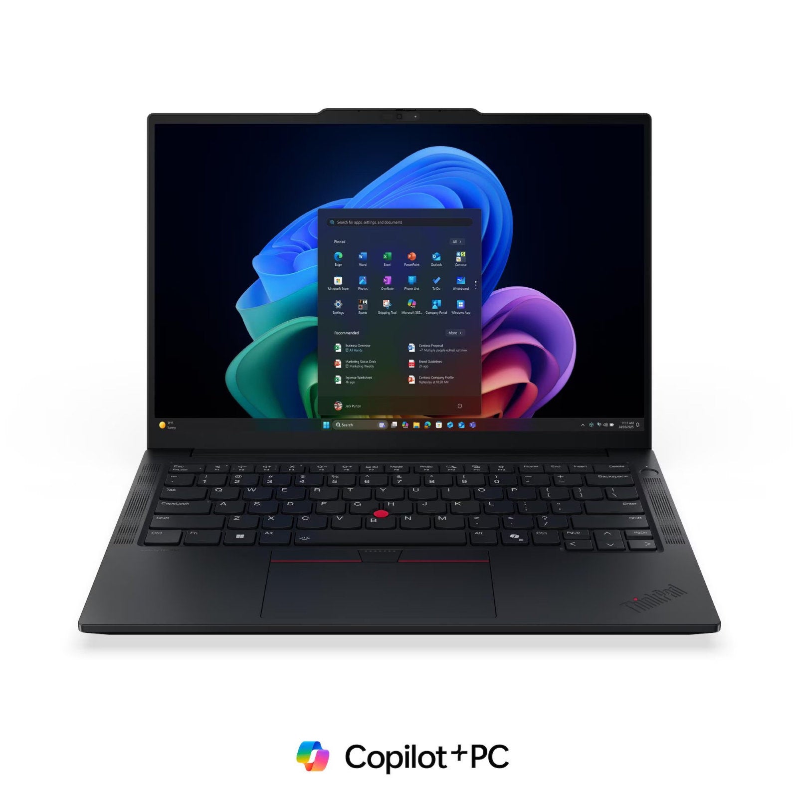 Lenovo ThinkPad E14 G7 Copilot+ laptop with 14-inch WUXGA IPS display, Intel Core Ultra 5, 16GB RAM, 512GB SSD, Windows 11 Pro