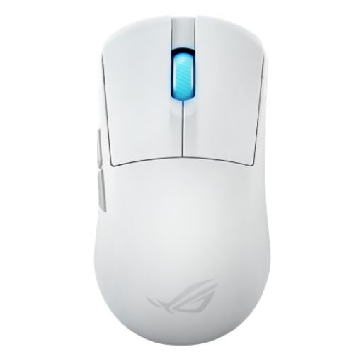 Asus ROG Harpe Ace Mini Gaming Mouse, Wireless/Bluetooth/USB, Ultralight 49g, 42000 DPI, 8000Hz, Esports Approved, Moonlight White