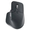 Logitech MX Master 3S Wireless Ergonomic Mouse, Quiet Clicks, 8K DPI Any-Surface Tracking, Customisation App, Graphite