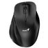 GENIUS Ergo 8230S Easy Ergonomic Wireless Silent Mouse, 2.4 GHz wireless, 6 buttons, Quiet click, less noise, DPI button: 800 / 1200 / 1600 (default) dpi - Black