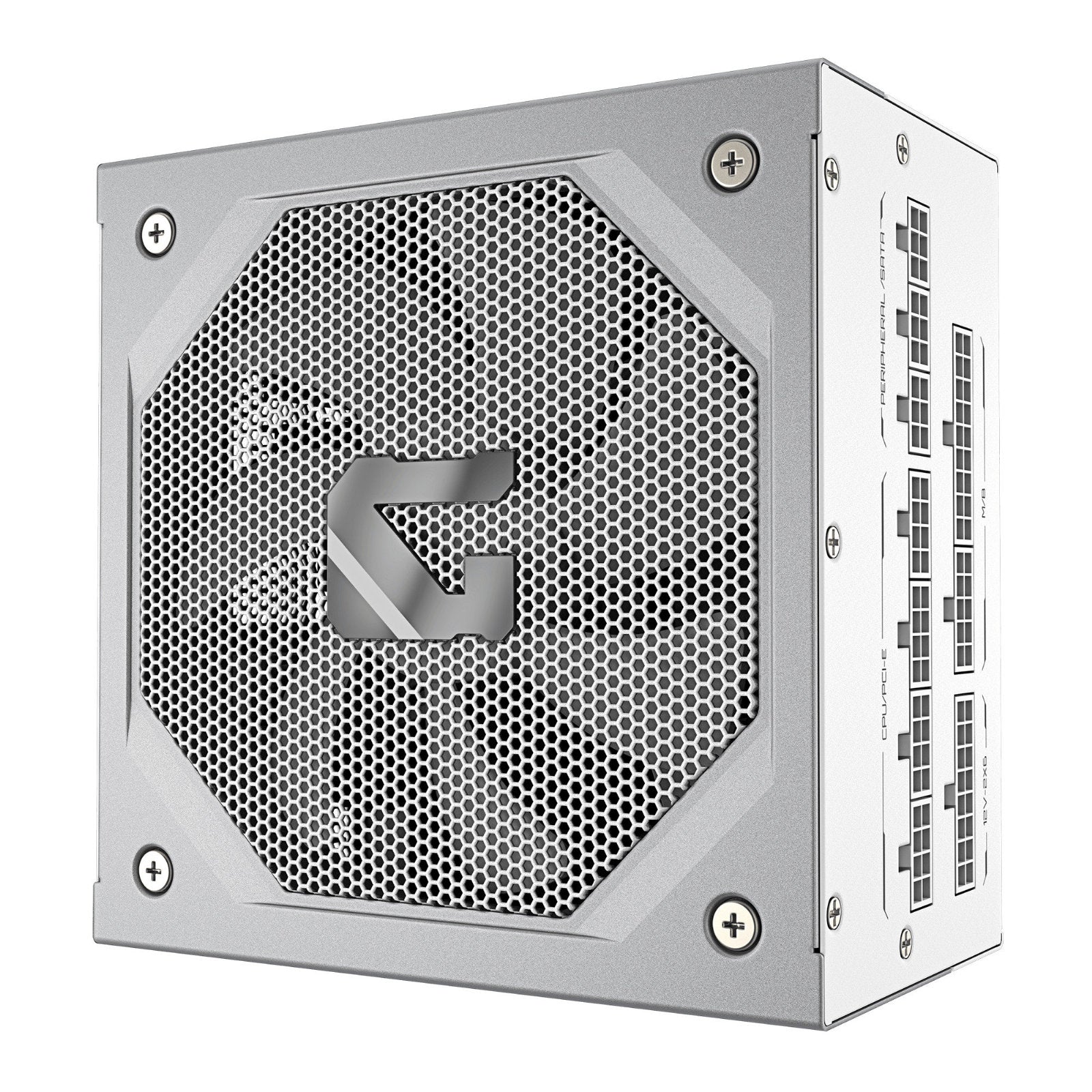 GIGABYTE GAMING 750GM PG5 ICE 750W white fully modular power supply with 135mm smart fan and 12V-2x6 connector