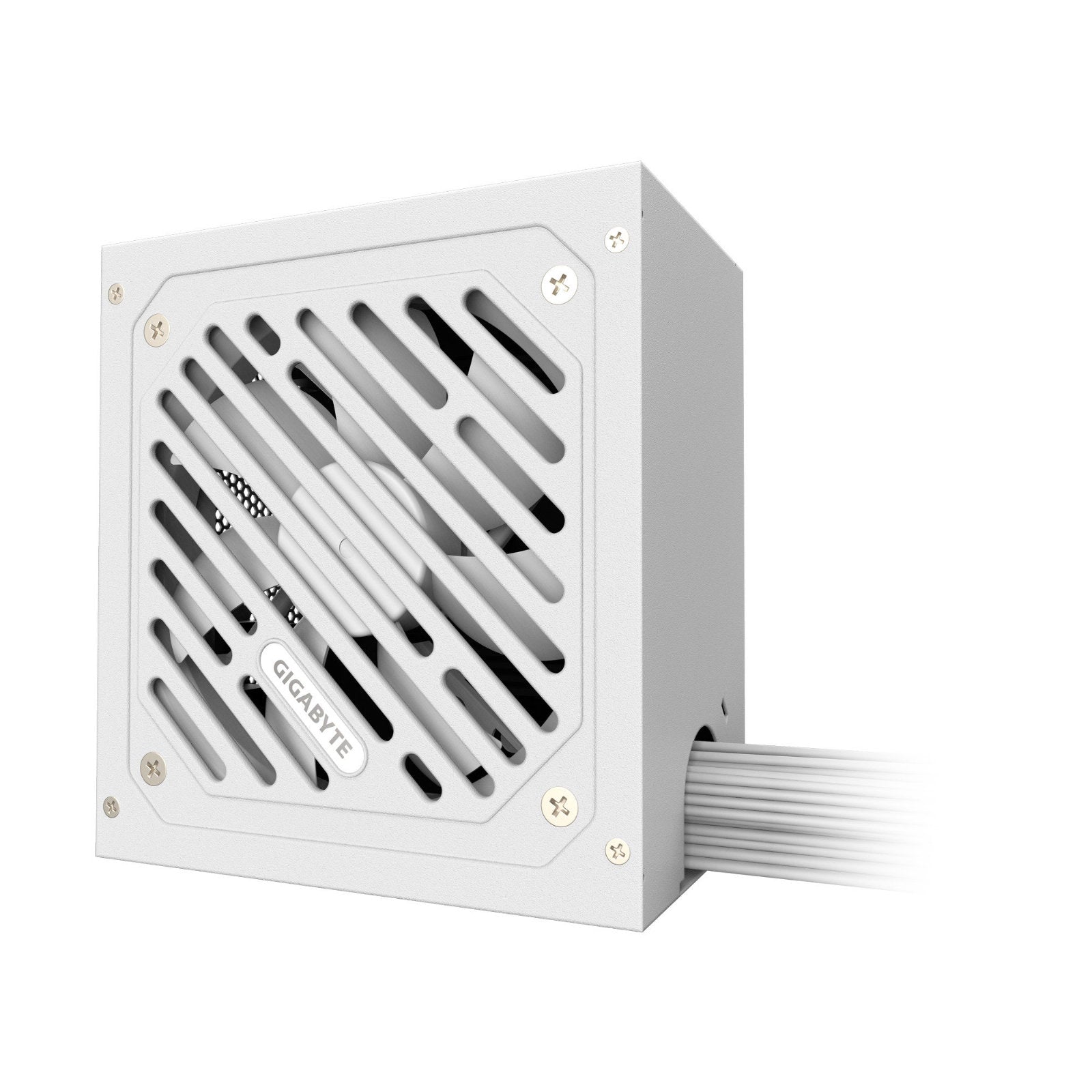GIGABYTE P650SS ICE 650W white ATX power supply with 120mm fan and flat cables
