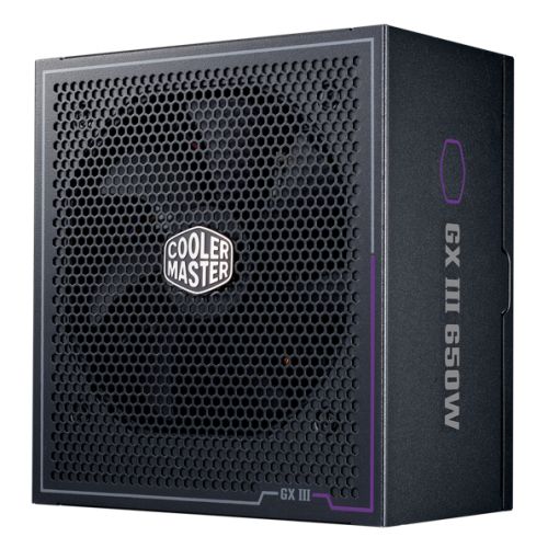 Cooler Master 650W GX III Gold ATX 3.0 PSU, Fully Modular, HDB Bearing Fan, 80+ Gold