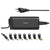 Hama Universal 90W EU Travel Notebook PSU, 15-19V, 8 Adapters, Hook & Cable Tie, *Euro Plug*