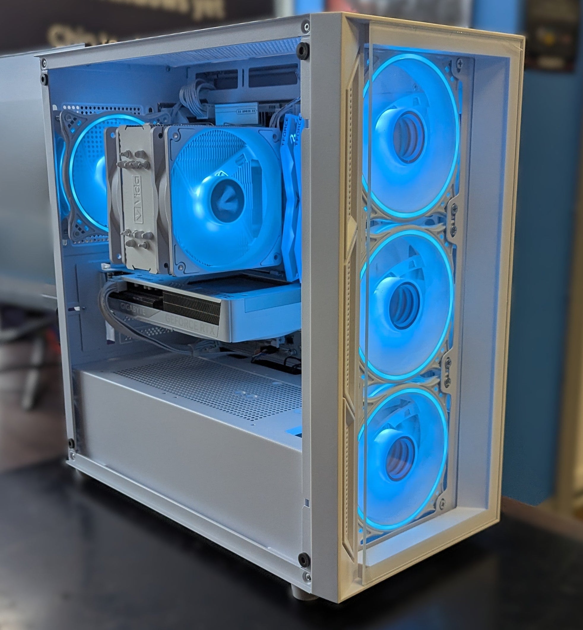 NEP LUCID R5 Gaming PC - Ryzen 5 7600X, RTX 5060 Ti 16GB, 32GB DDR5, 2TB SSD, Wi-Fi 6E, Win 11 Home - White