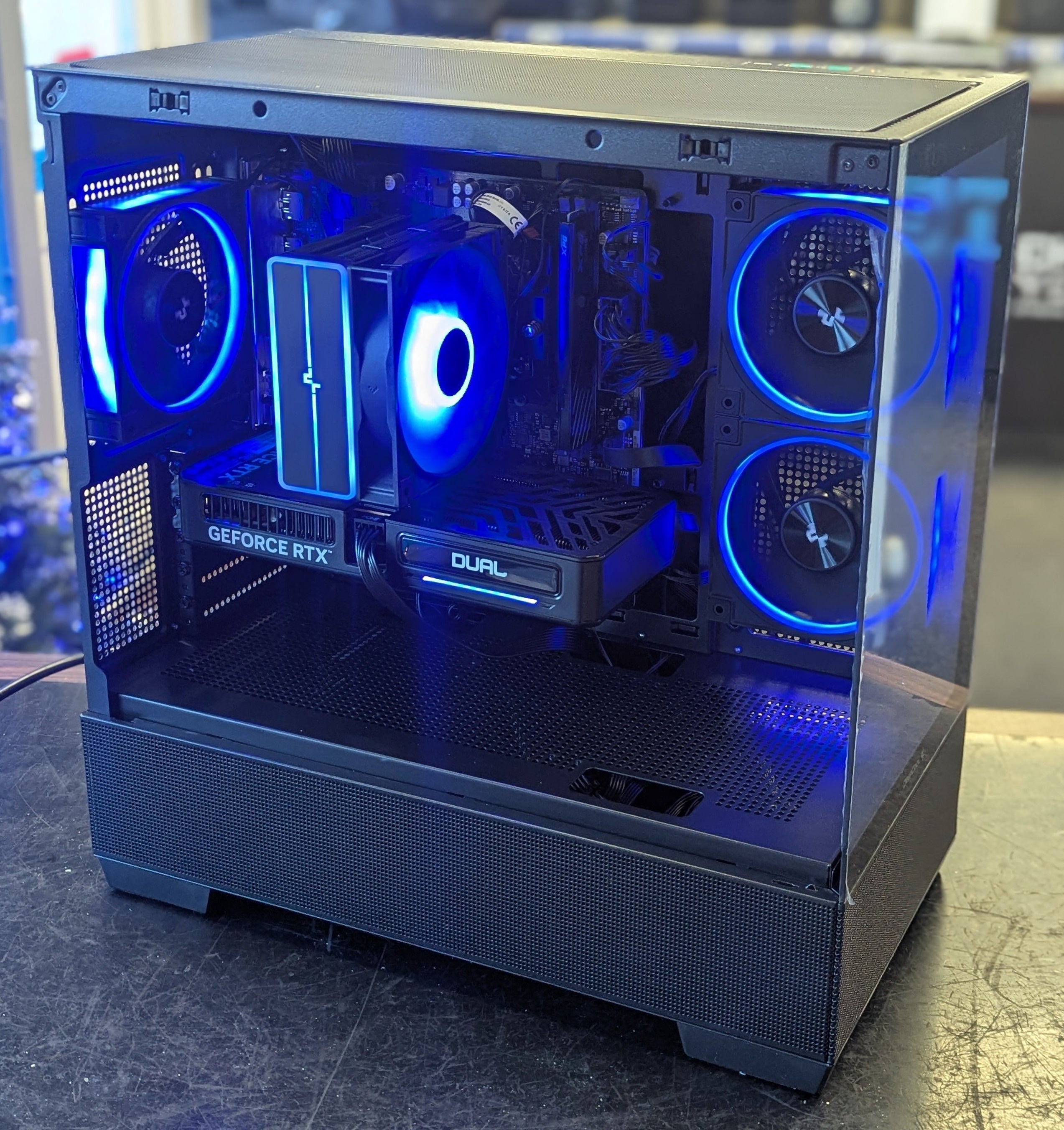 NEP GALAXY R5 Gaming PC - Ryzen 5 7500F, RTX 5060 8GB, 16GB DDR5, 1TB SSD, Wi-Fi 5, Win 11 Home - Black