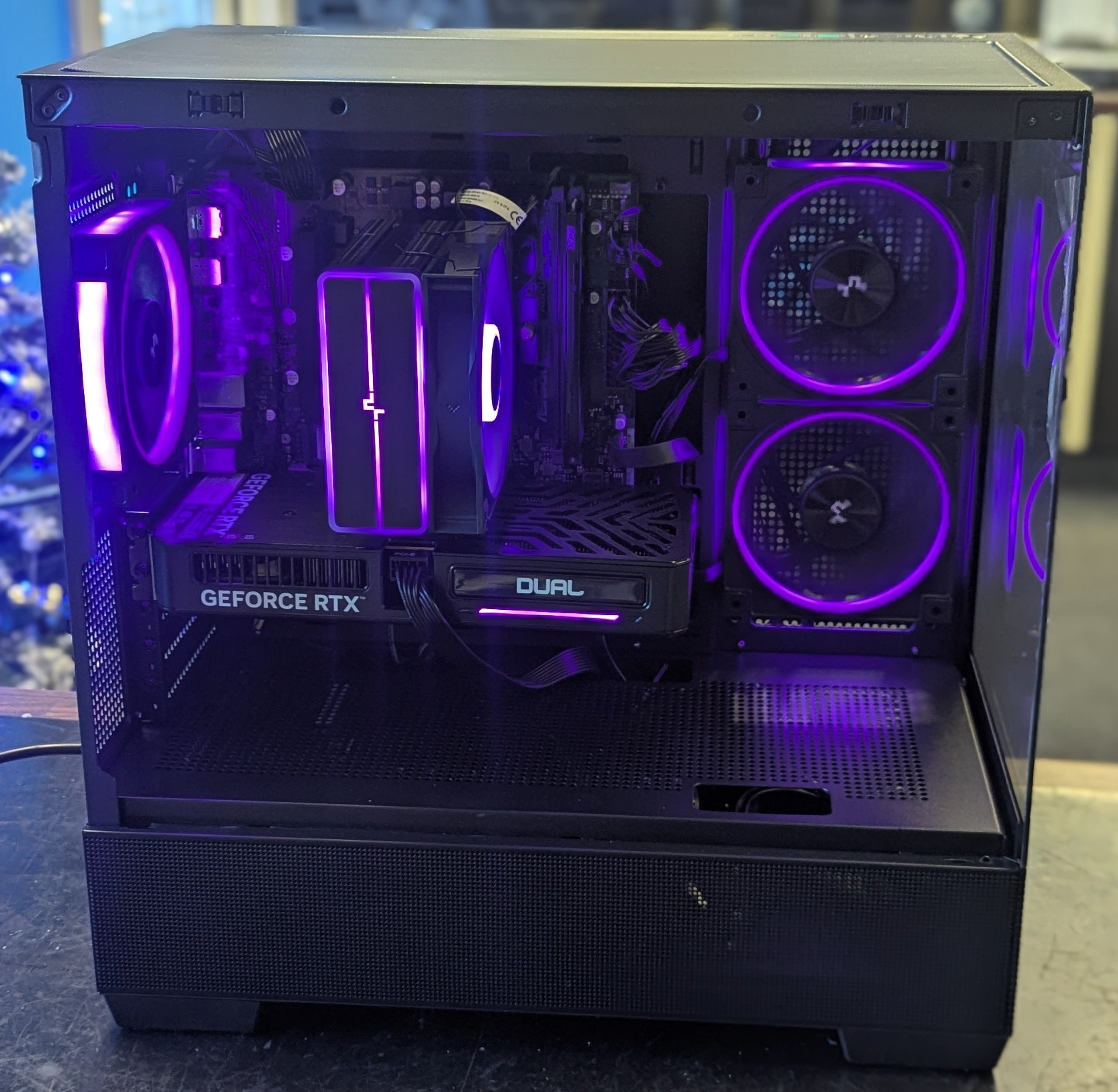 NEP GALAXY R5 Gaming PC - Ryzen 5 7500F, RTX 5060 8GB, 16GB DDR5, 1TB SSD, Wi-Fi 5, Win 11 Home - Black