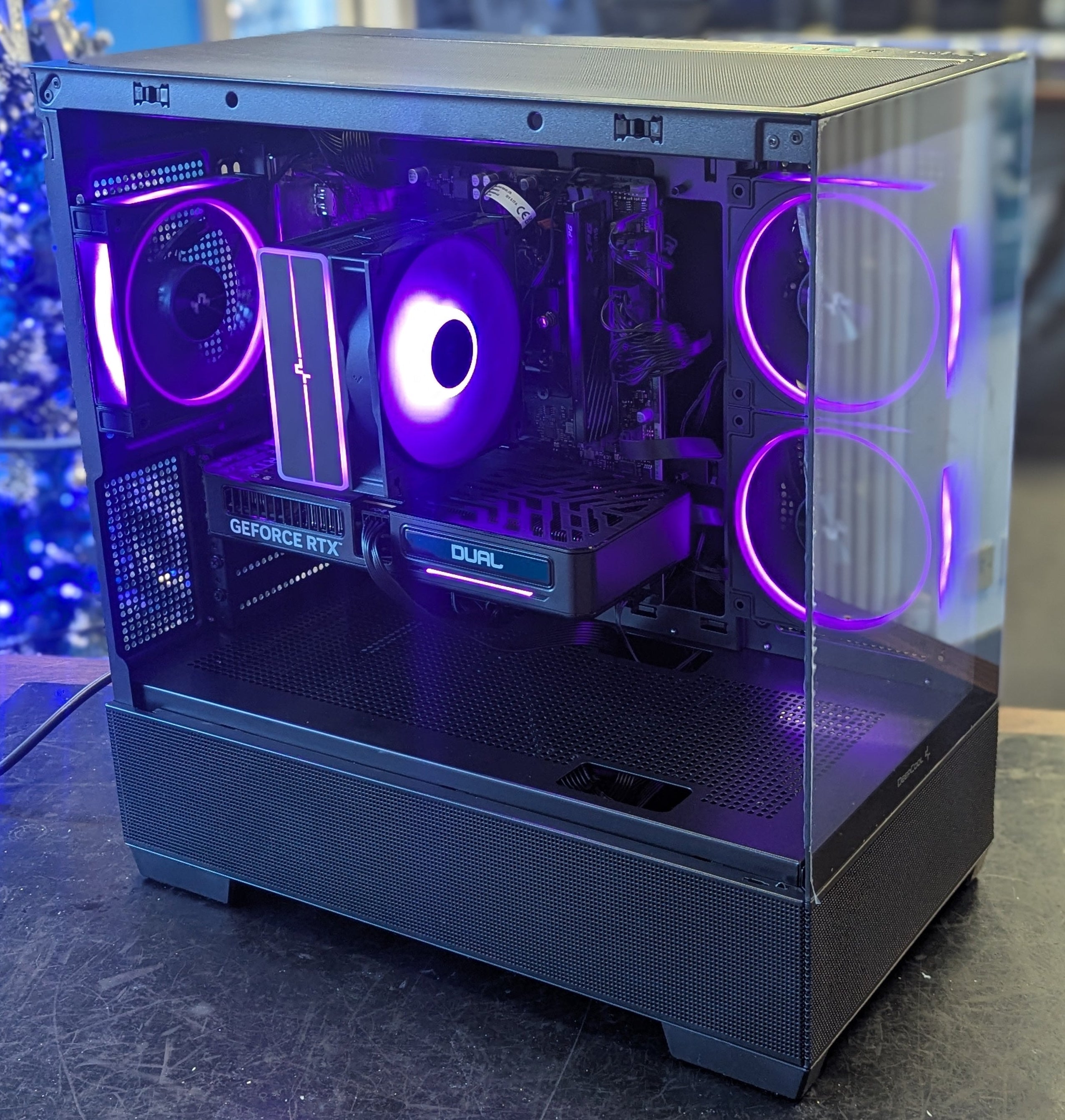 NEP GALAXY R5 Gaming PC - Ryzen 5 7500F, RTX 5060 8GB, 16GB DDR5, 1TB SSD, Wi-Fi 5, Win 11 Home - Black