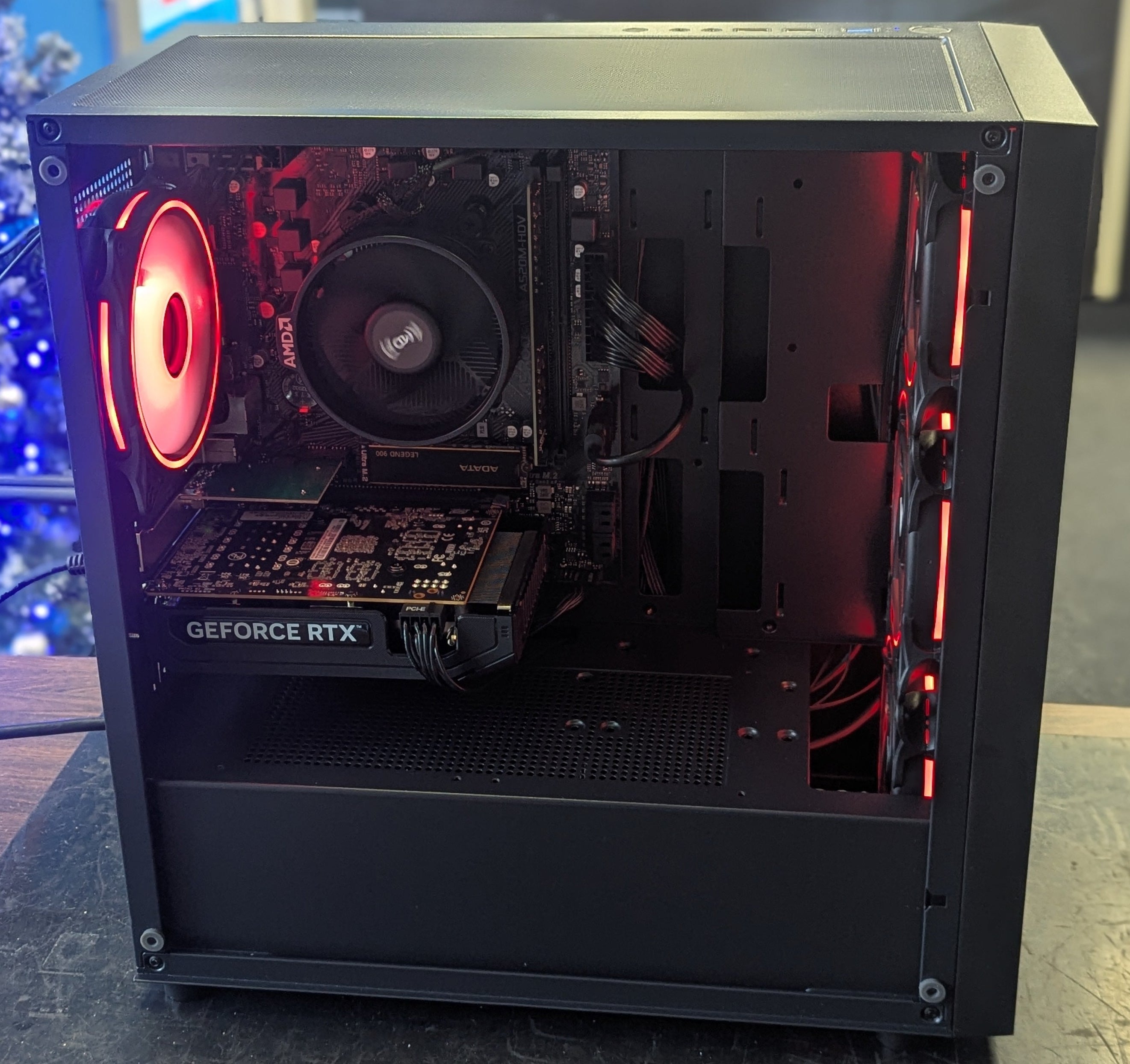 NEP ORION R5 Gaming PC - Ryzen 5 5500, RTX 5050 8GB, 16GB DDR4, 1TB SSD, Wi-Fi, Win 11 Home - Black