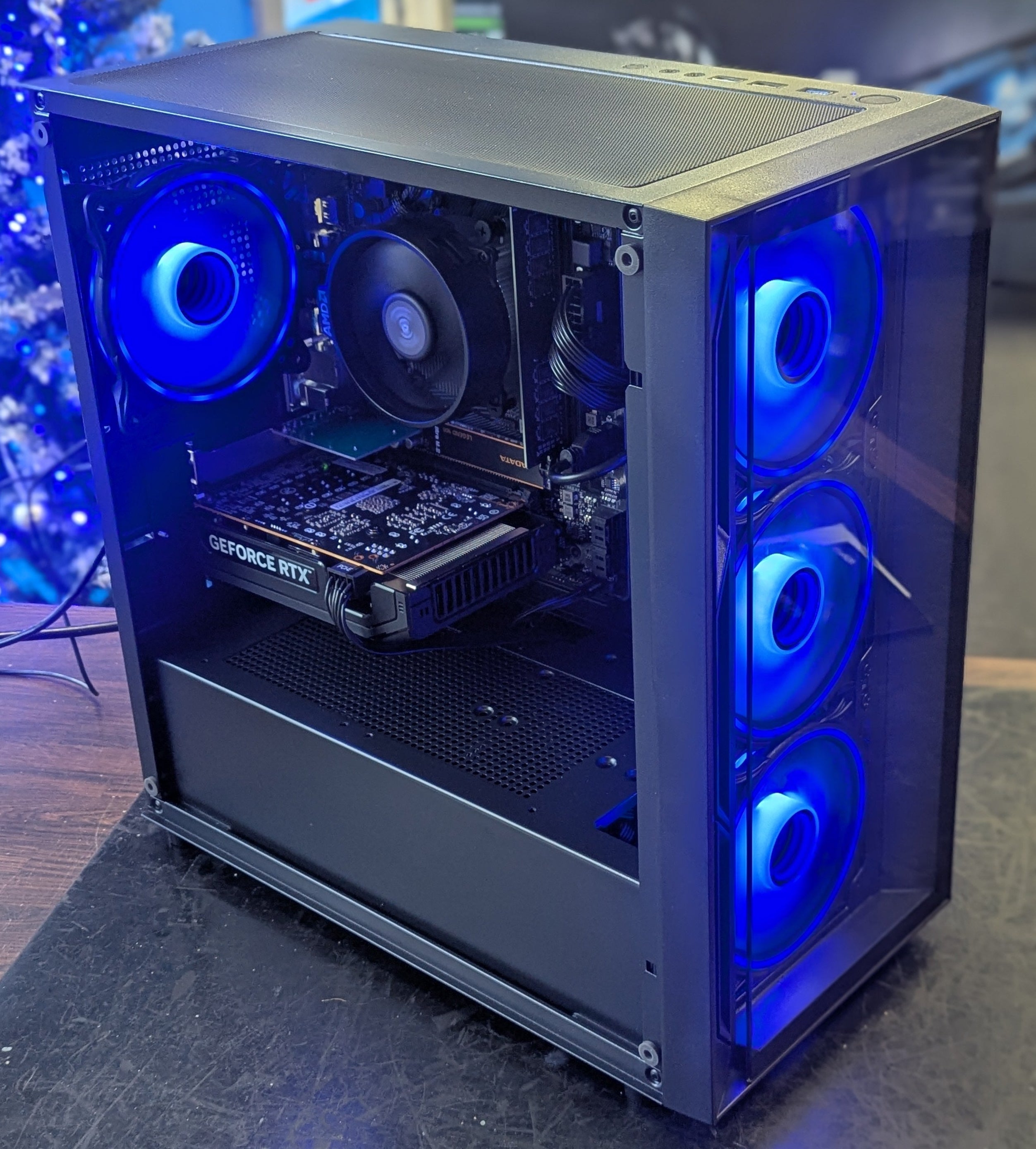 NEP ORION R5 Gaming PC - Ryzen 5 5500, RTX 5050 8GB, 16GB DDR4, 1TB SSD, Wi-Fi, Win 11 Home - Black