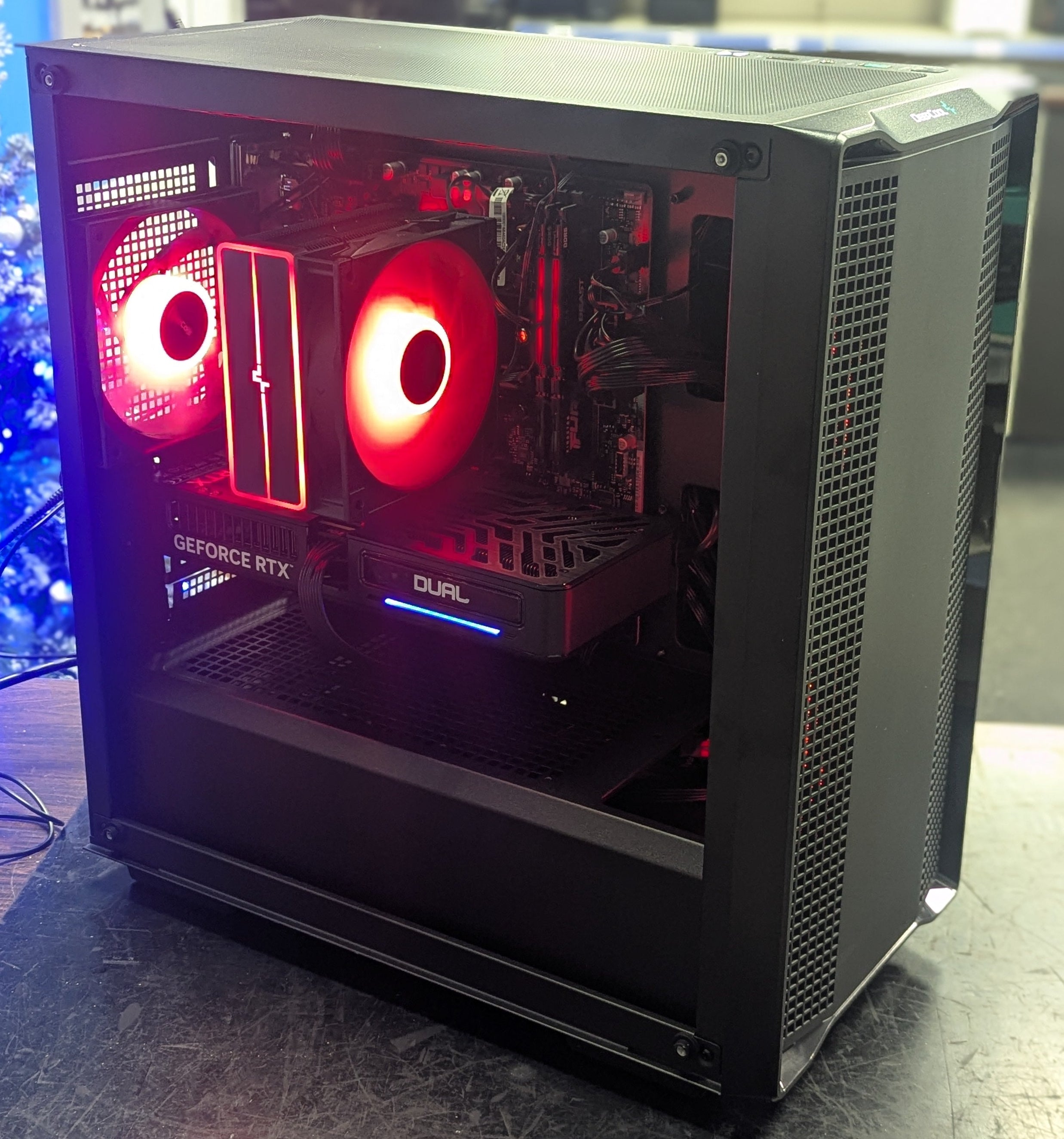 NEP COMET R5 Gaming PC - Ryzen 5 7500F, RTX 5060 8GB, 16GB DDR5, 1TB SSD, Wi-Fi 5, Win 11 Home - Black