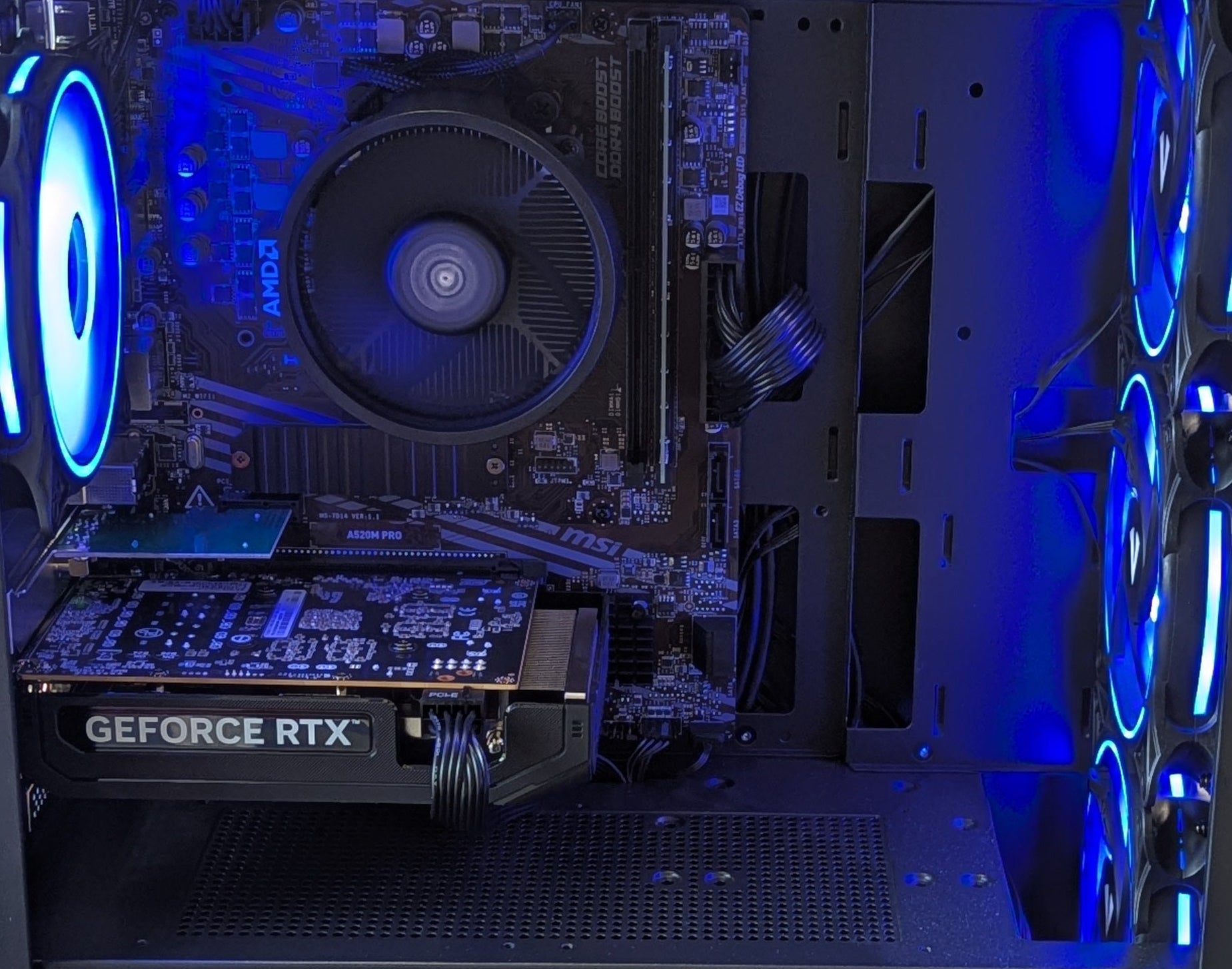 NEP ORION R5 Gaming PC - Ryzen 5 5500, RTX 5050 8GB, 16GB DDR4, 1TB SSD, Wi-Fi, Win 11 Home - Black