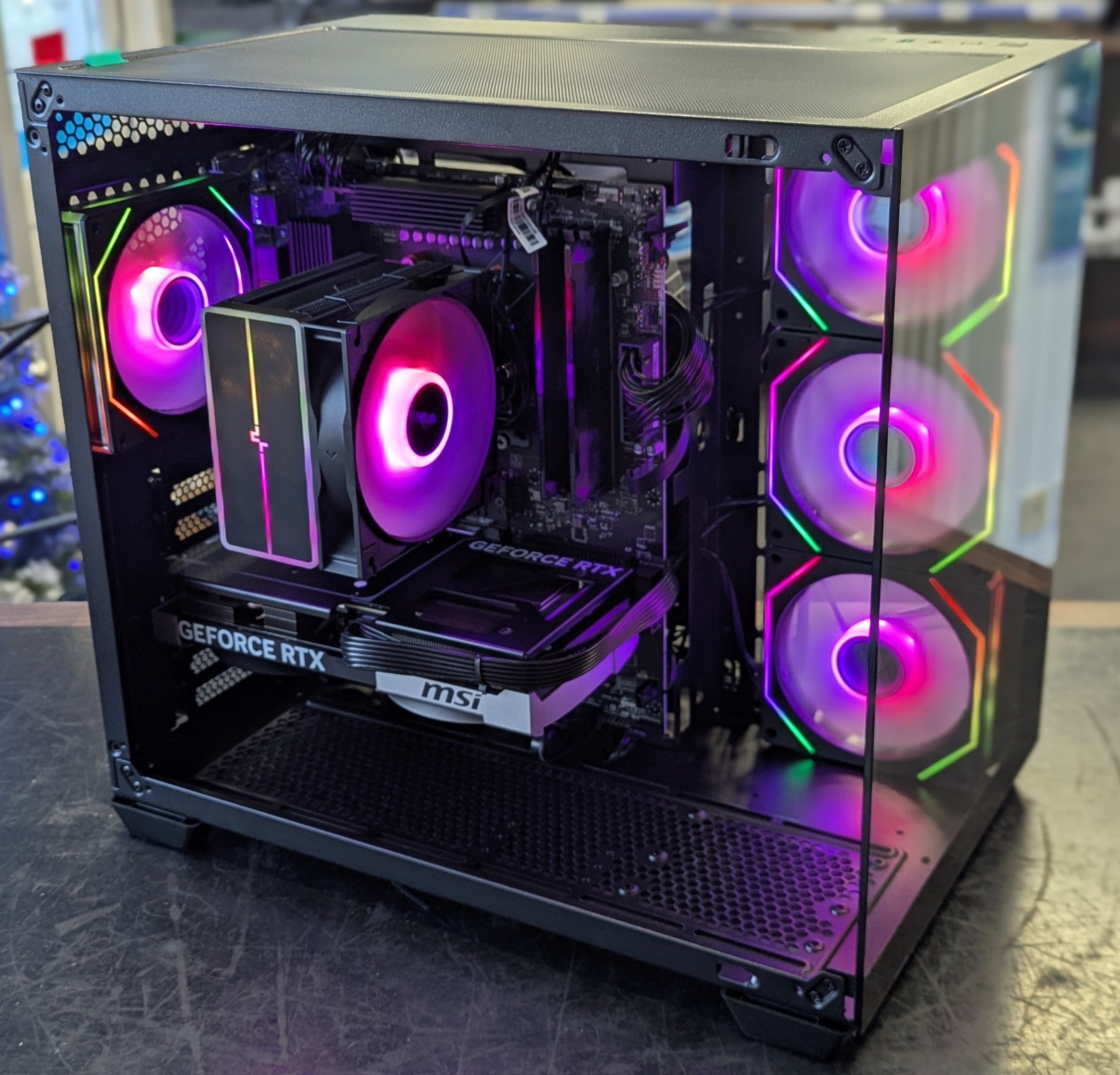 NEP TITAN R5 Gaming PC - Ryzen 5 7500X3D, RTX 5070 12GB, 32GB DDR5, 2TB SSD, Wi-Fi 6E, Win 11 Home - Black