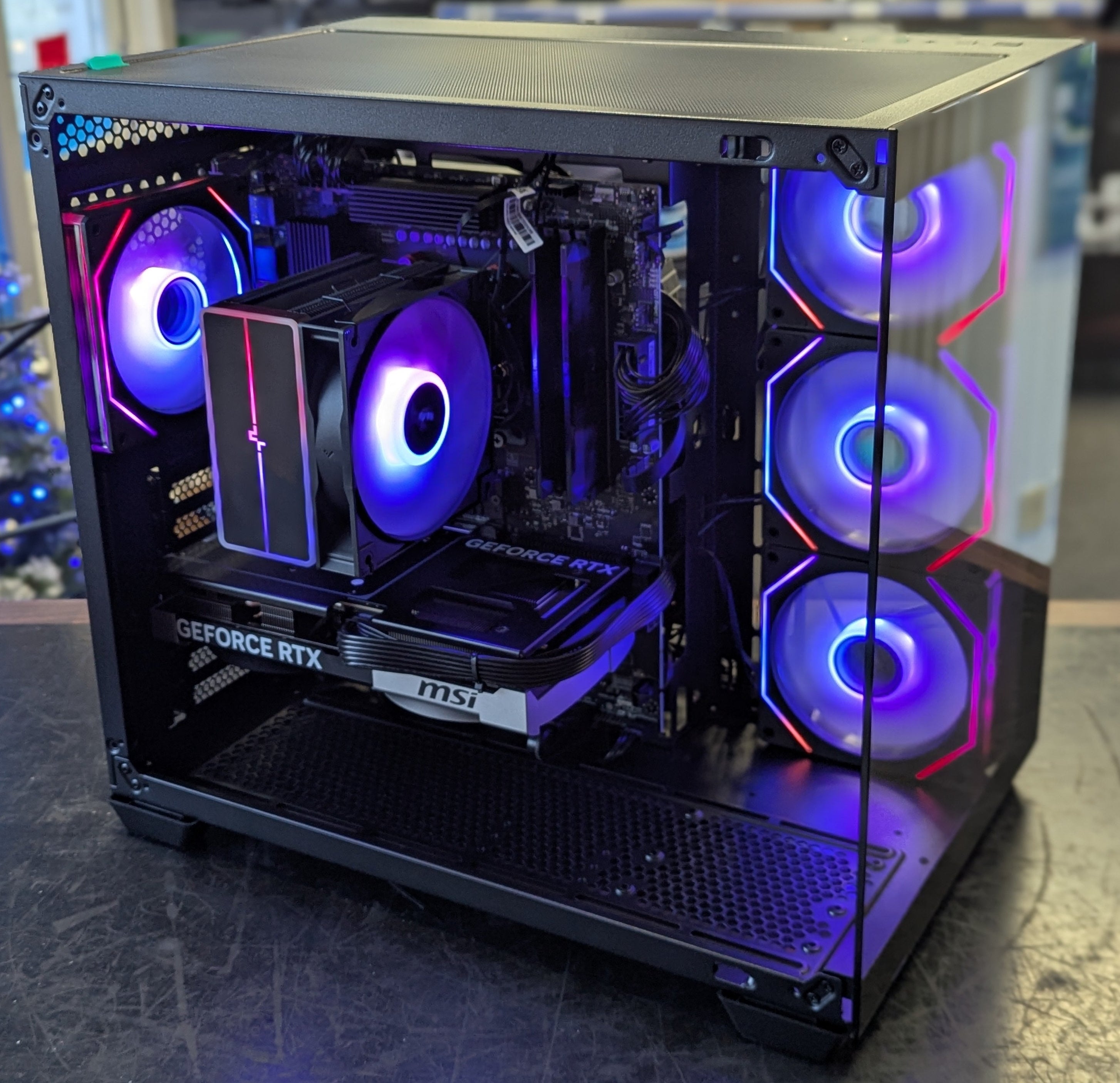 NEP TITAN R5 Gaming PC - Ryzen 5 7500X3D, RTX 5070 12GB, 32GB DDR5, 2TB SSD, Wi-Fi 6E, Win 11 Home - Black