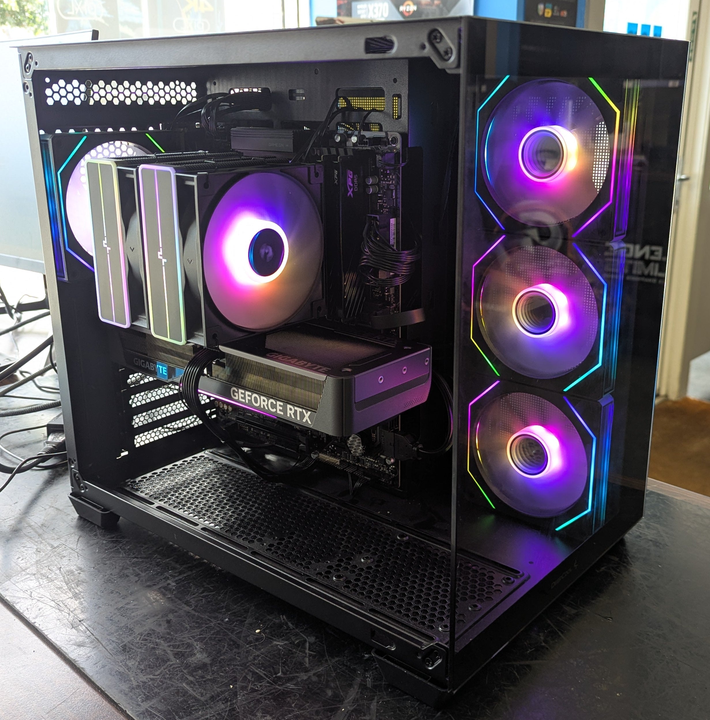 NEP TITAN R5 Gaming PC - Ryzen 5 7500X3D, RTX 5070 12GB, 32GB DDR5, 2TB SSD, Wi-Fi 6E, Win 11 Home - Black