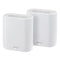 Asus (ExpertWiFi EBM68) AX7800 Tri-Band Wi-Fi 6 Business Mesh System, 2 Pack, Guest Networks, Commercial Grade Security, White