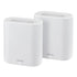 Asus (ExpertWiFi EBM68) AX7800 Tri-Band Wi-Fi 6 Business Mesh System, 2 Pack, Guest Networks, Commercial Grade Security, White