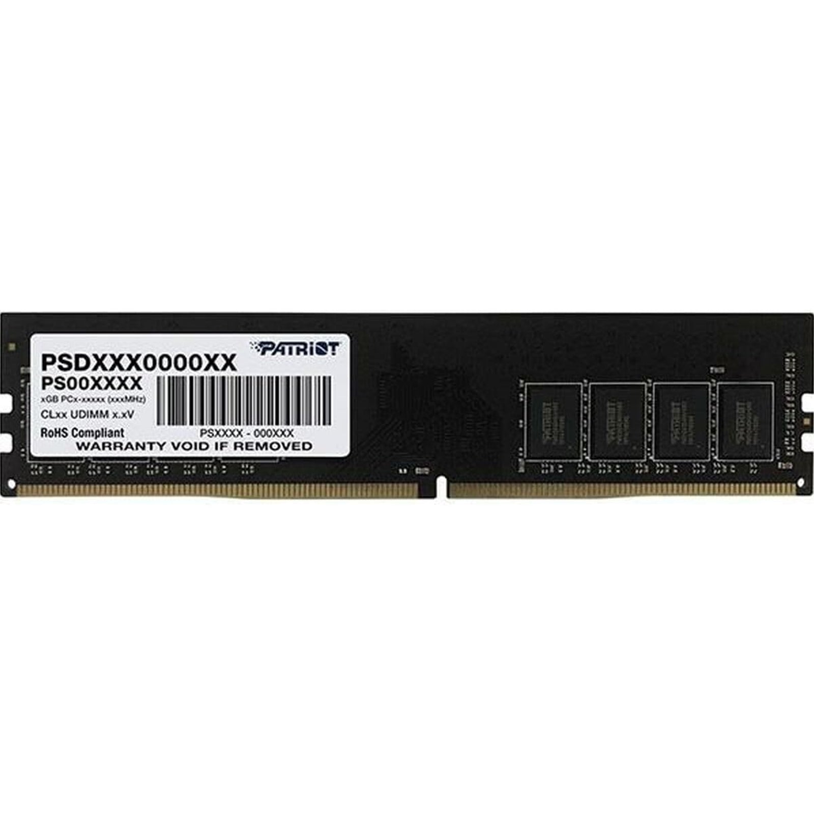Patriot Signature Series (PSD48G32002) 8GB, DDR4, DIMM, 3200MTs, CL22, 288 Pin System Memory