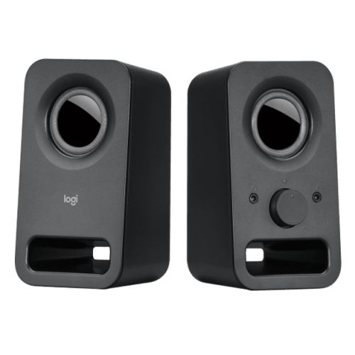 Logitech Z150 3W Stereo Speakers, 3.5mm Jack, Headphone Jack, Volume Control