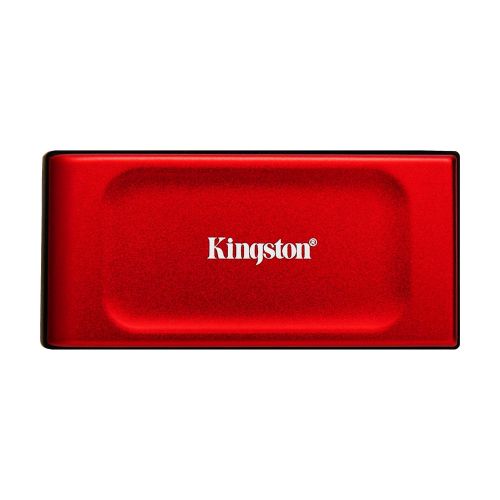 Kingston XS1000 Red 1TB Portable External SSD, Read 1050MB/s, Write 1000MB/s, USB 3.2 Gen 2, 5 Year Warranty