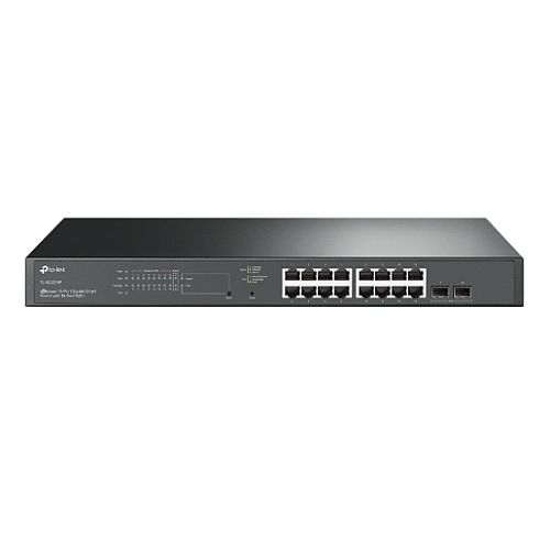 TP-LINK (SG2218P) JetStream 18-Port Gigabit Smart Switch w/ 16-Port PoE+, 2x SFP, IPv6, Centralised Management