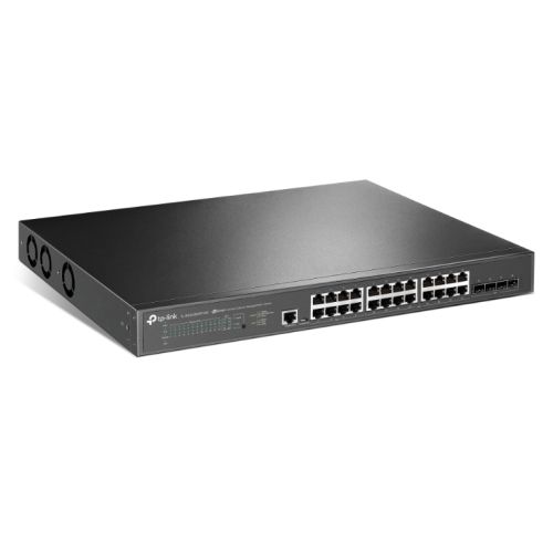 TP-LINK (SG3428XPP-M2) JetStream 24-Port 2.5GBASE-T & 4-Port 10GE SFP+ L2+ Managed Switch with 16-Port PoE+ & 8-Port PoE++, Rackmountable