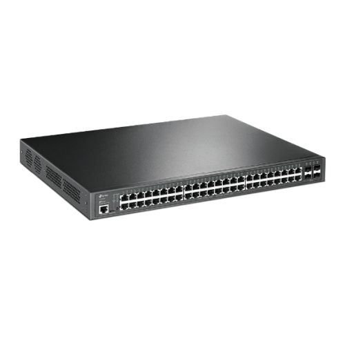 TP-LINK (SG3452P) JetStream 52-Port Gigabit L2+ Managed Switch with 48-Port PoE+, 4 SFP Slots, Rackmountable