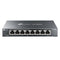 TP-LINK (RP108GE) 8-Port Gigabit Managed Reverse PoE Switch, 7 PoE Input & 1 PoE Output, DC Output, Metal Casing