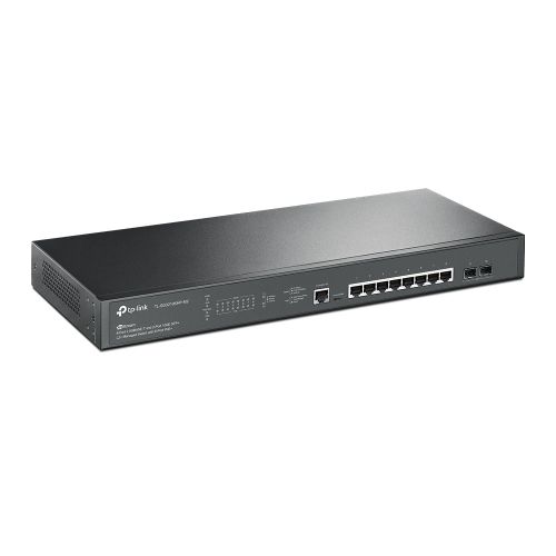 TP-LINK (SG3210XHP-M2) JetStream 8-Port 2.5GBASE-T and 2-Port 10GE SFP+ L2+ Managed Switch with 8-Port PoE+,Rackmountable