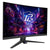 Asrock 27" FHD Curved Gaming Monitor (PG27FRS1A), 1920 x 1080, 1ms, 2 HDMI, DP, 280Hz, 95% DCI-P3, FreeSync, VESA