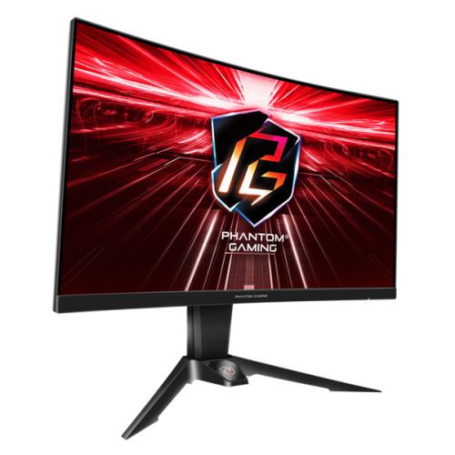 Asrock 27" QHD Curved Gaming Monitor (PG27Q15R2A), 2560 x 1440, 1ms, 2 HDMI, DP, 165Hz, Tilt/Swivel/Height Adjust., VESA