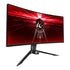 Asrock 34" WQHD Curved Gaming Monitor (PG34WQ15R2B), 3440 x 1440, 1ms, 2 HDMI, DP, 165Hz, Tilt/Swivel/Height Adjust., VESA