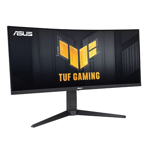 Asus 34" TUF Gaming UWQHD Ultra-wide Curved Monitor (VG34VQEL1A), 3440 x 1440, 1ms, 100Hz, USB, 125% sRGB, HDR-10, VESA