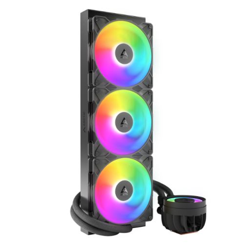 ARCTIC Liquid Freezer III Pro A-RGB 420mm Liquid CPU Cooler, P14 Pro PWM Fans & PWM Controlled Pump, Black