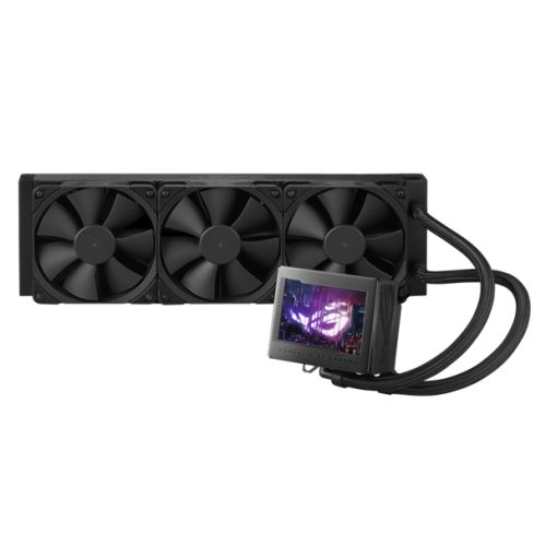 Asus ROG Ryujin III 360mm Liquid CPU Cooler, 3x 12cm PWM Noctua Fans, Full Colour Customisable LCD Display