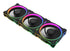 Asus Prime MR120 ARGB Reverse Blade 12cm PWM Case Fans (3 Pack), Sleeve Bearing, 28mm Frame, Dual-Sided Lighting, 1600 RPM, Black