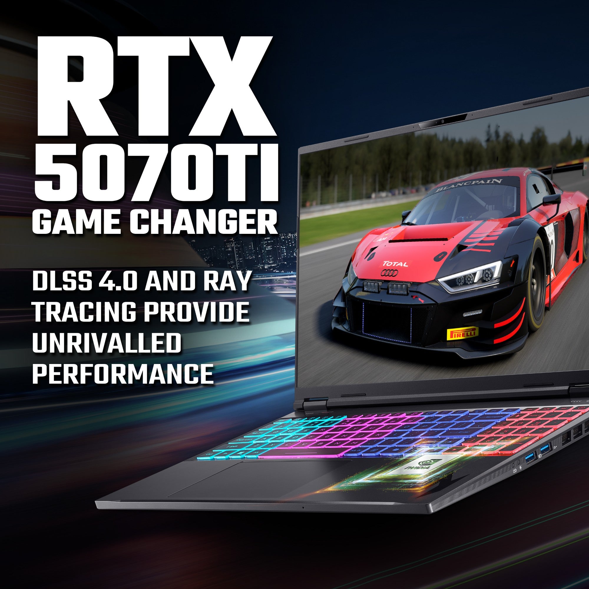 Acer Nitro 16 AI AN16-61 - AMD Ryzen AI 7 350, 16GB, 1TB SSD, NVIDIA GeForce RTX 5070Ti, 16" WQXGA, Windows 11 Gaming Laptop