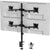 VonHaus Quad Monitor Stand for 13-32" Screens, Four Screen Monitor Desk Mount, Height Adjustable, Easy Assemble Stand with Full Tilt, Rotation & Swivel Arms, VESA 75x75 & 100x100mm