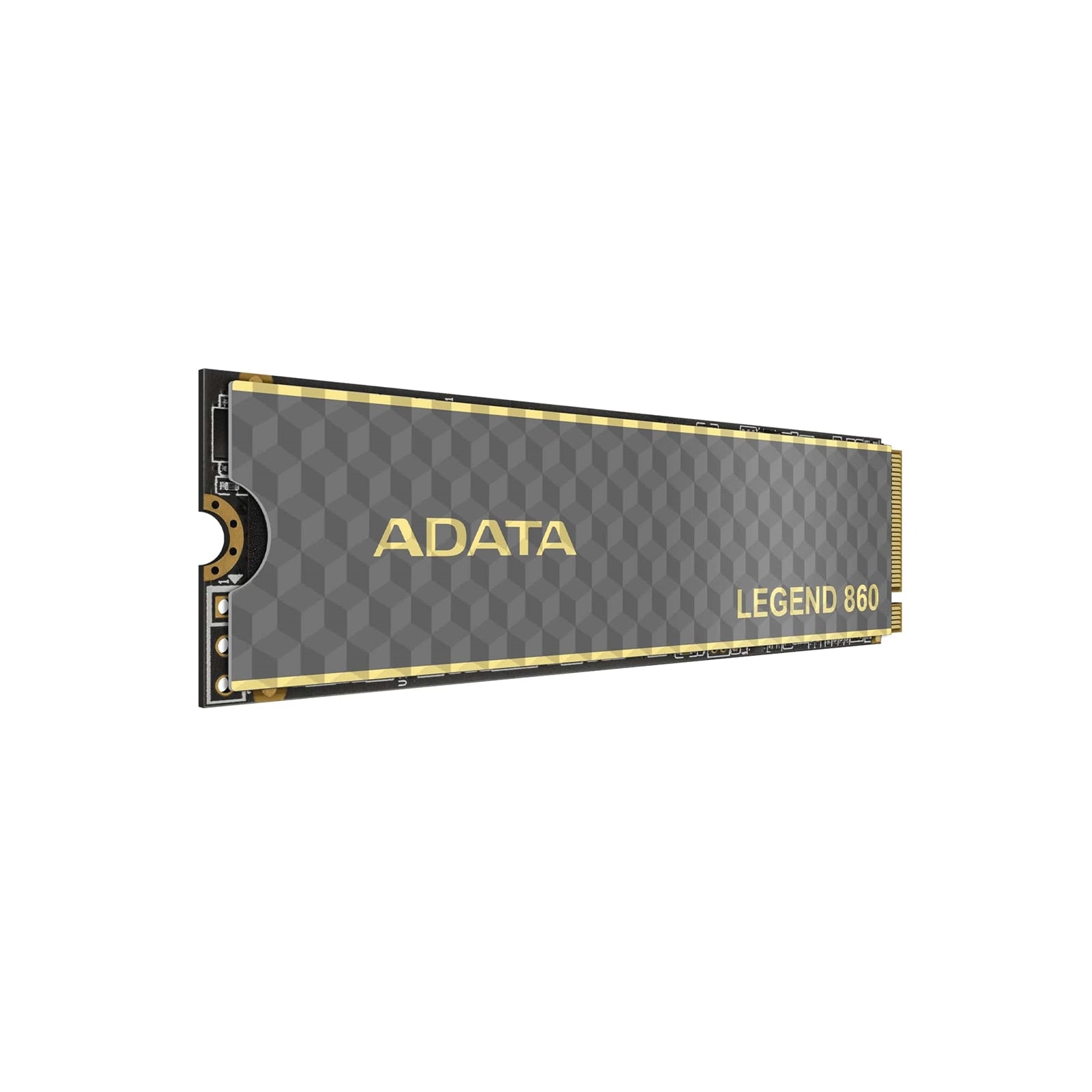 Adata Legend 860 (SLEG-860-1000GCS) 1TB NVMe SSD, PCIe Gen4, M.2 Interface, 2280, Read 5000 MB/s, Write 3000 MB/s, Heatsink 5 Year Warranty