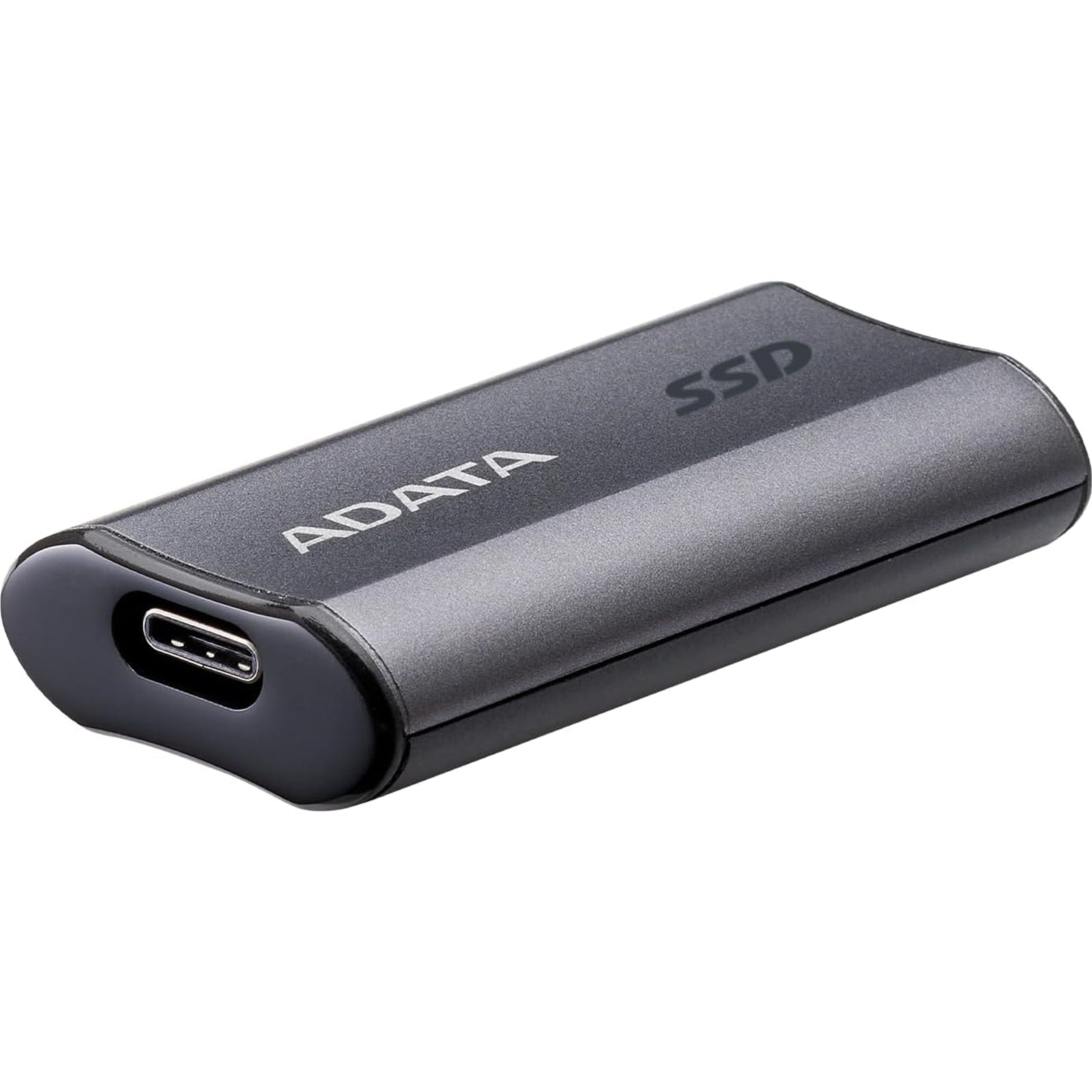 ADATA SC750 (SC750-1000G-CCBK) 1TB USB-C Portable SSD USB 3.2 Gen 2 Up to 1000 MB/s Black Titanium Compatible with Windows, iOS, Android, PlayStation, XBox & Handheld Consoles