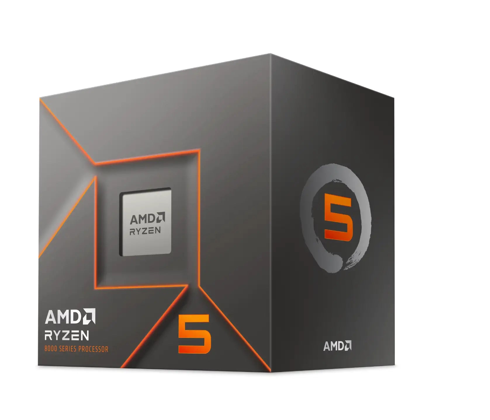 AMD Ryzen 5 8400F with Wraith Stealth Cooler, AM5, Up to 4.7GHz, 6-Core, 65W, 22MB Cache, 4nm, 8th Gen, No Graphics