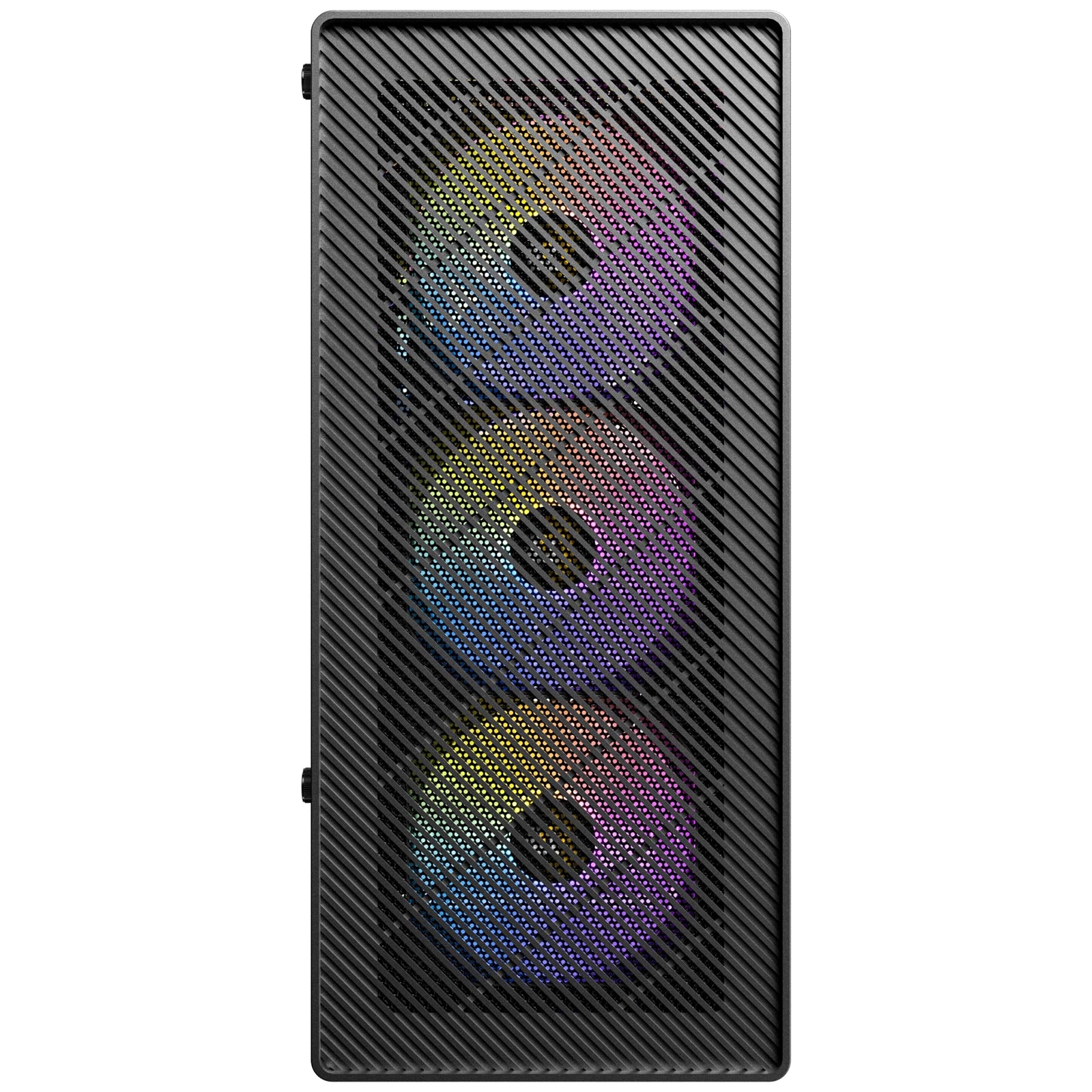 Antec AX26 RGB Elite Mid-Tower Gaming PC Case - Pre-Installed 4 x 120mm Fixed-RGB Fans, Tempered Glass Side Panel, High-Airflow Mesh Front - ATX/Micro-ATX/ITX