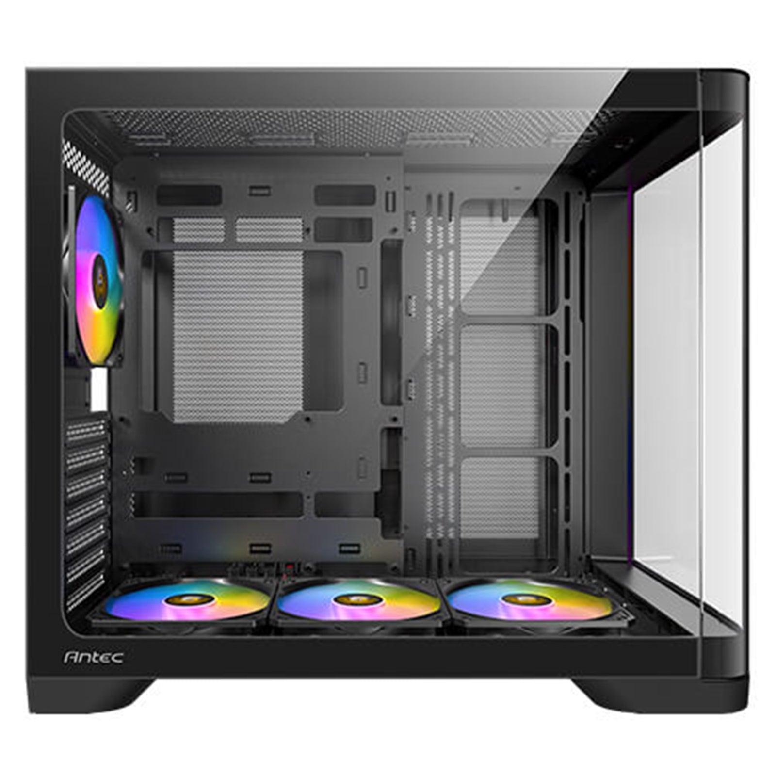 ANTEC Constellation C5 Curve Black ARGB Case, Curved Glass Panels, Dual Chamber, Support back-connect motherboards, 4 x ARGB PWM fans with built-in fan controller, ATX, Micro-ATX, ITX
