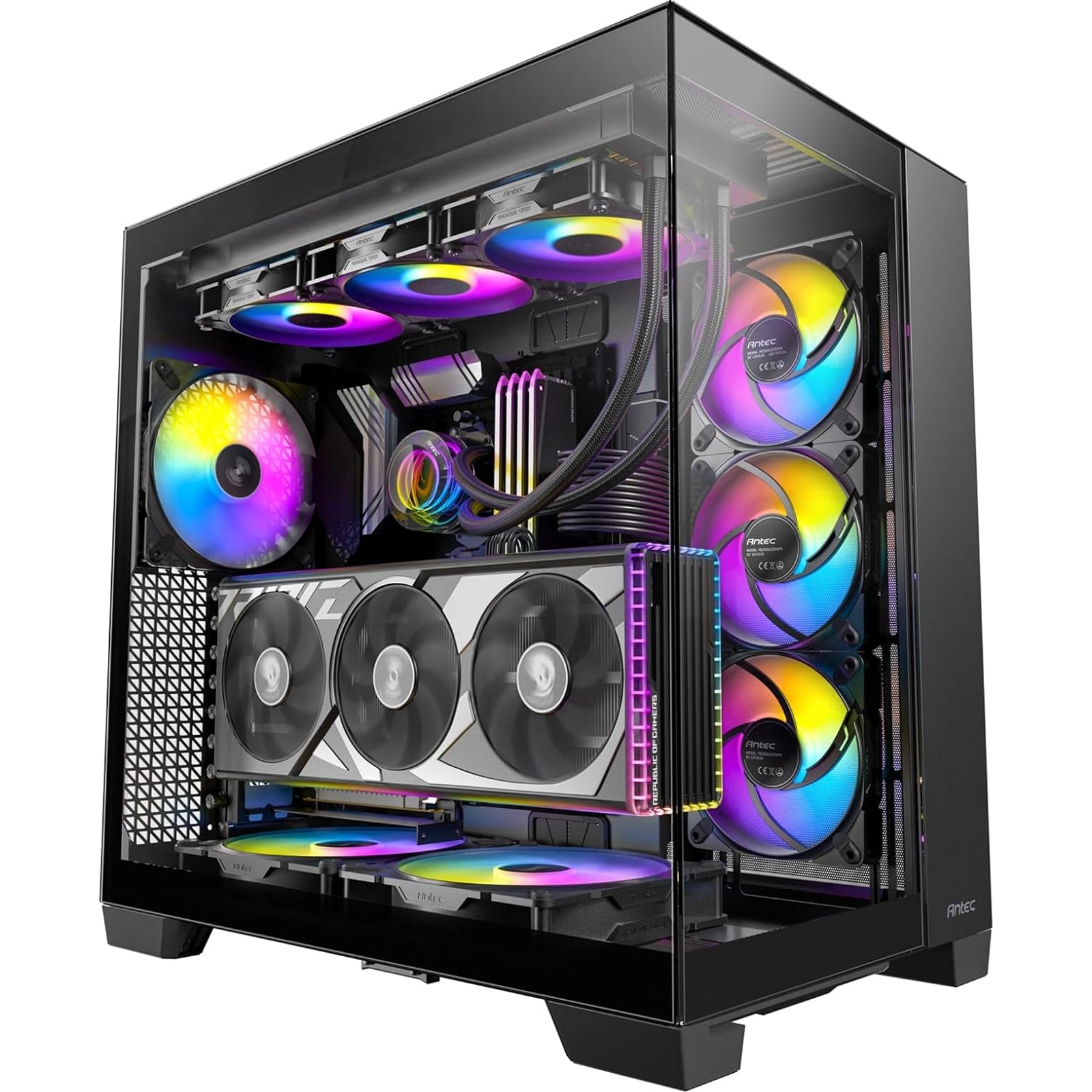 Antec Constellation C8 ARGB Full Tower Case - Premium Design, Dual Chamber Cooling, Tempered Glass Panels, and Advanced Connectivity - North East Peripherals Ltd