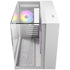 Antec CX600M Trio ARGB Mini Tower Gaming Case, White, Tempered Glass Panels, Dual Chamber Design, Vertical Cooling, Pre-Installed ARGB Fans, Water Cooling Support