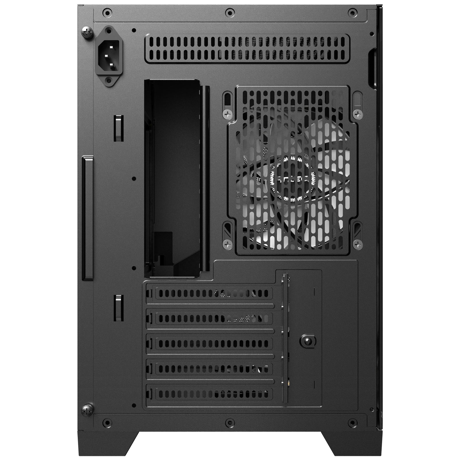 Antec FLUX M  Mini Tower PC Case - Tempered Glass, Steel/Plastic, 6 PWM Fans, USB-C, Mirco-ATX/ITX Compatibility